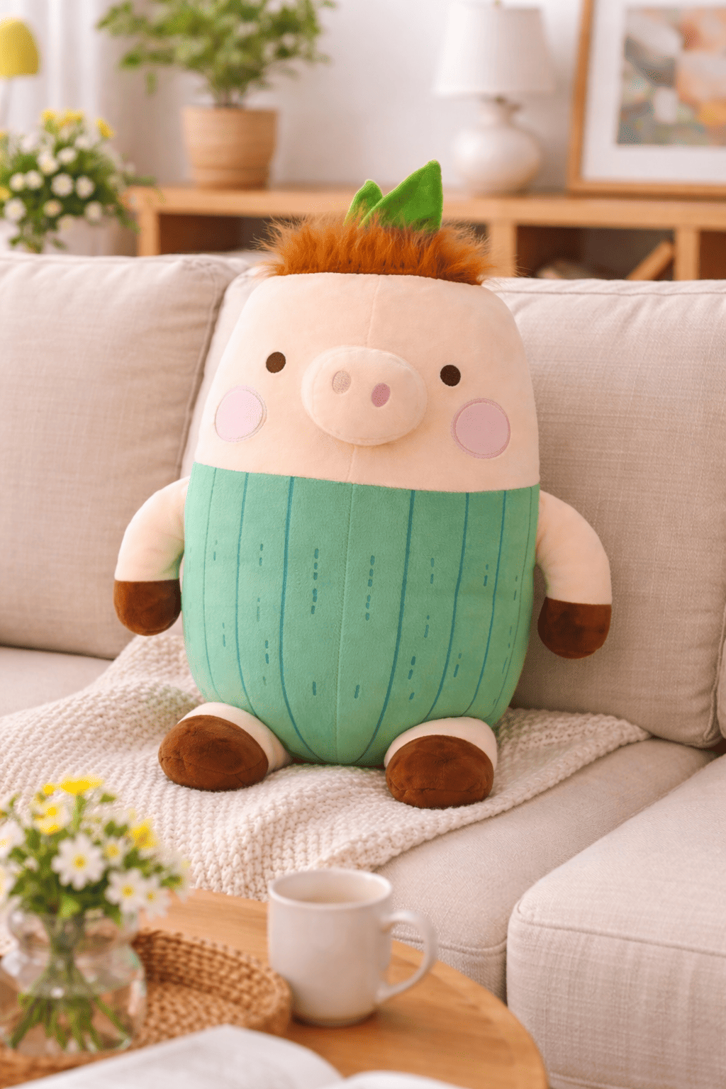 Cute Cartoon Pig Plush Toy