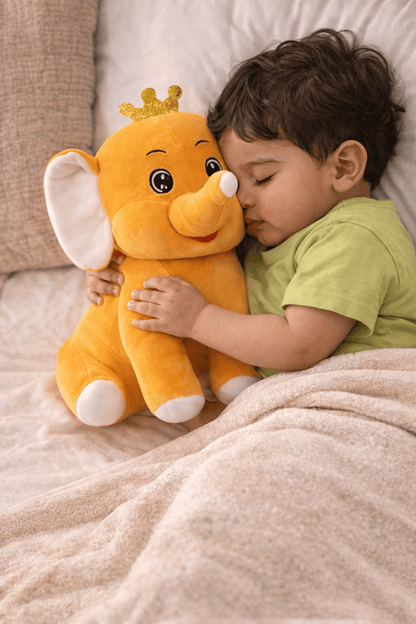 Cute Crown Elephant Plush Toy