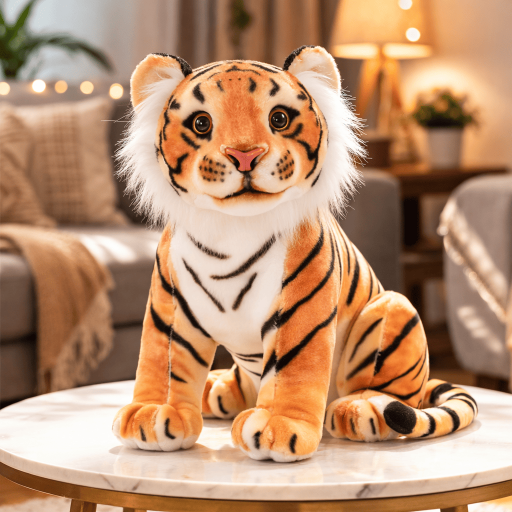Realistic Tiger Plush Toy