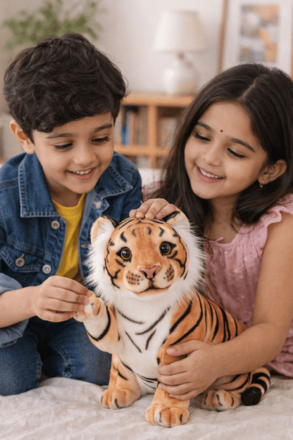 Realistic Tiger Plush Toy