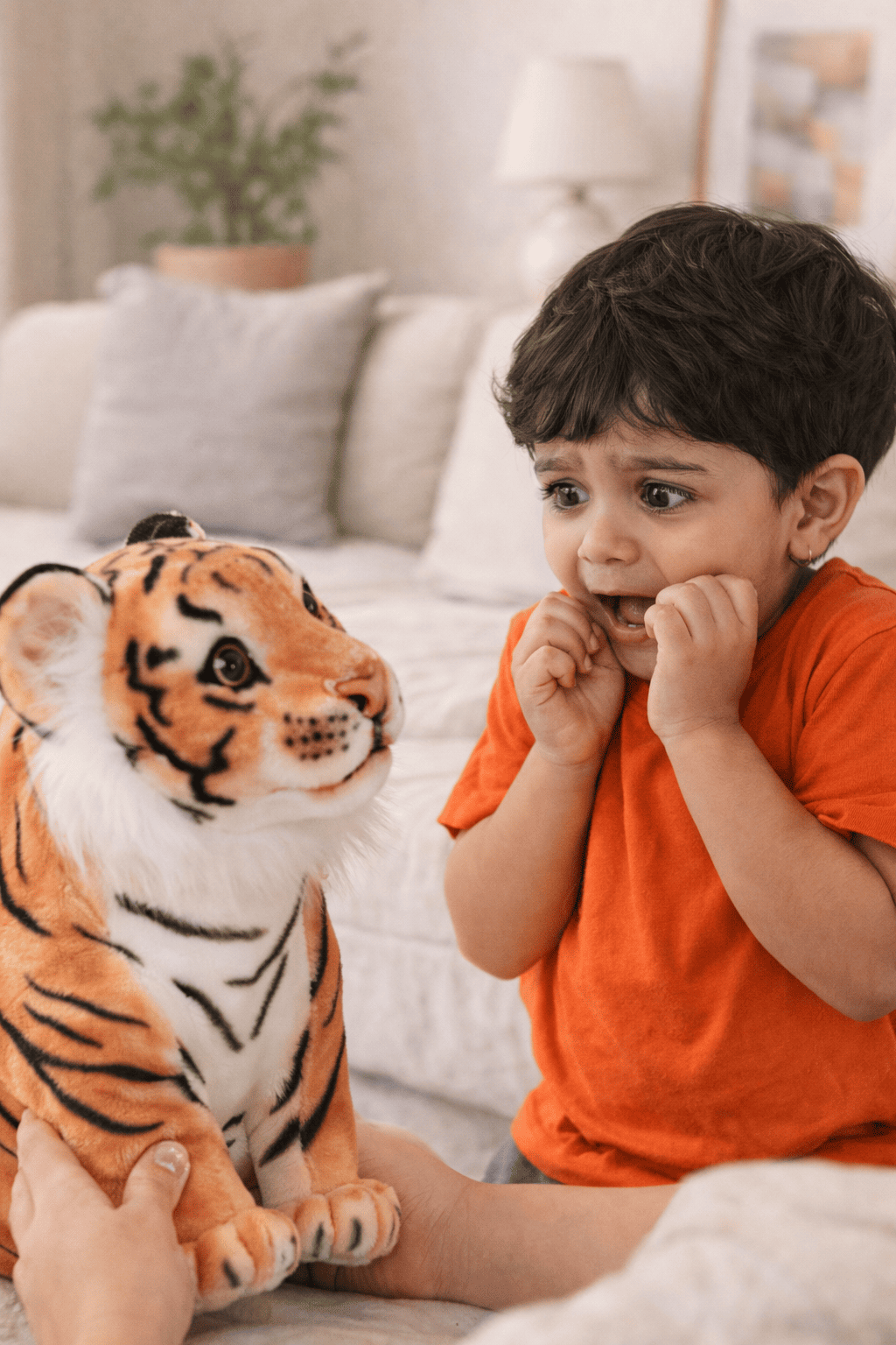 Realistic Tiger Plush Toy