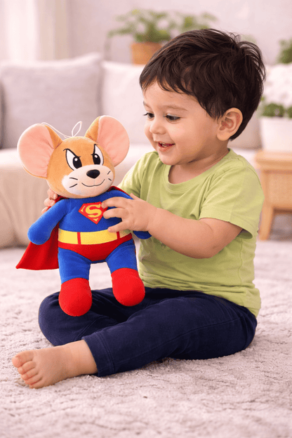 Superhero Mouse Plush Toy
